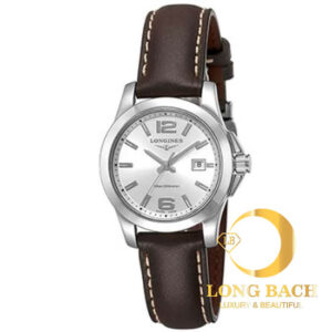 lbwm ĐỒNG HỒ NỮ LONGINES L33764765 DÂY DA PHONG CÁCH TRẺ TRUNG SANG TRỌNG L3.376.4.76.5