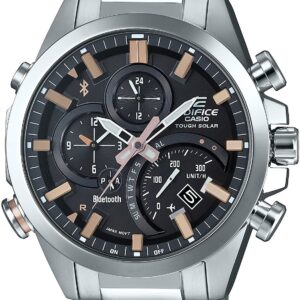 lbwm ĐỒNG HỒ NAM CASIO EDIFICE EQB-500D-1A2JF MÁY NĂNG LƯỢNG MẶT TRỜI DÂY KIM LOẠI