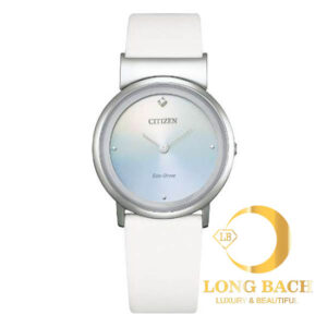 lbwm ĐỒNG HỒ NỮ CITIZEN EG7071-11A DÂY DA KÍNH SAPPHIRE TRẺ TRUNG NỮ TÍNH