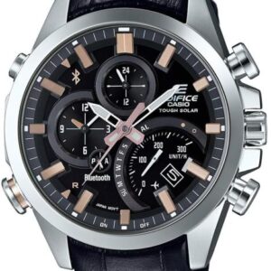 lbwm ĐỒNG HỒ NAM CASIO EDIFICE EQB-500L-1AJF MÁY NĂNG LƯỢNG MẶT TRỜI DÂY DA