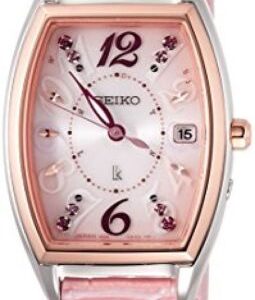 lbwm ĐỒNG HỒ NỮ SEIKO LUKIA SSVW116 MÁY NĂNG LƯỢNG MẶT TRỜI DÂY DA