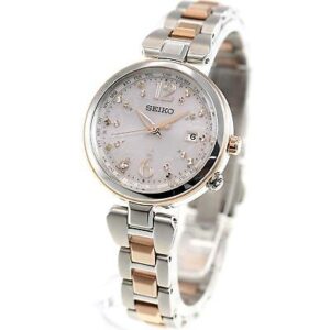 lbwm ĐỒNG HỒ NỮ SEIKO LUKIA SSQV048 MÁY NĂNG LƯỢNG MẶT TRỜI DÂY KIM LOẠI