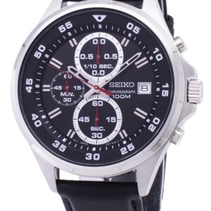 lbwm ĐỒNG HỒ NAM SEIKO QUARTZ SKS635P THIẾT KẾ NAM TÍNH DÂY DA THỜI TRANG