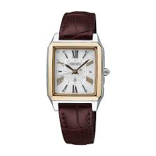 lbwm ĐỒNG HỒ NỮ SEIKO LUKIA SSVW100 MÁY NĂNG LƯỢNG MẶT TRỜI DÂY DA