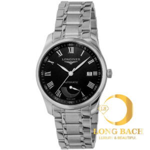 lbwm ĐỒNG HỒ NAM LONGINES L29084516 MÁY CƠ MẶT ĐEN CAO CẤP L2.908.4.51.6