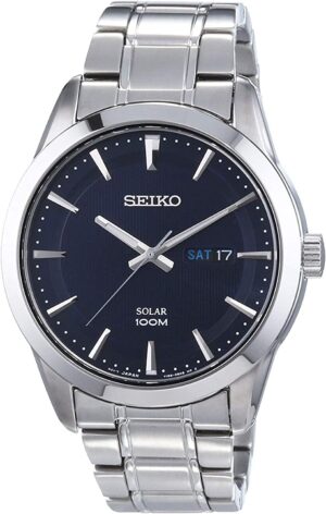 lbwm ĐỒNG HỒ NAM SEIKO SNE361P1 MÁY PIN MẶT XANH DÂY KIM LOẠI