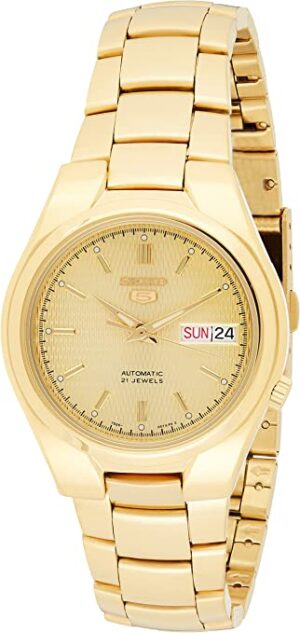 lbwm ĐỒNG HỒ ĐÔI SEIKO 5 SNK610K1 / SYMC18K1 MÁY CƠ DÂY KIM LOẠI