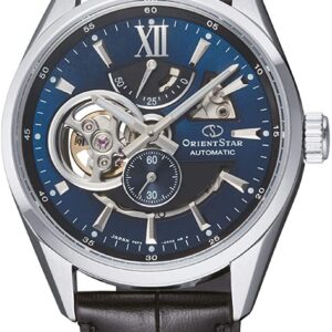 lbwm ĐỒNG HỒ NAM ORIENT STAR SKELETON RE-AV0005L00B DÂY DA MÁY CƠ MẶT XANH DƯƠNG