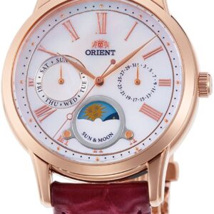 lbwm ĐỒNG HỒ NỮ ORIENT SUN AND MOON RN-KA0001A MÁY CƠ DÂY DA