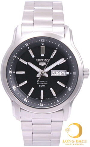 lbwm ĐỒNG HỒ NAM SEIKO 5 SNKP11K1 AUTOMATIC THÉP KHÔNG GỈ