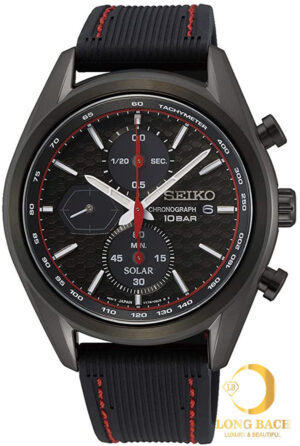 lbwm ĐỒNG HỒ NAM SEIKO SSC777P1 QUARTZ SOLAR CHRONOGRAPH ĐEN TOÀN BỘ